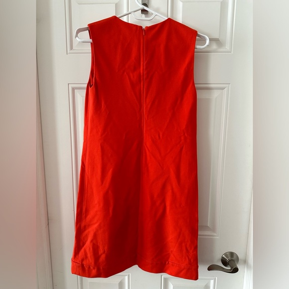 Diane Von Furstenberg Kadijah Keyhole Orange Shift Dress Size 2 - Picture 13 of 15